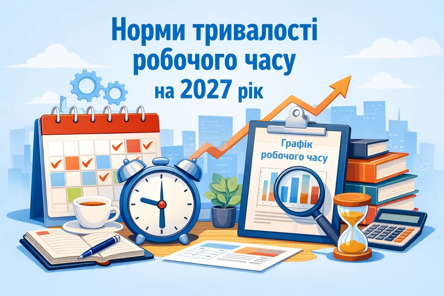 Норми тривалості робочого часу на 2027 рік