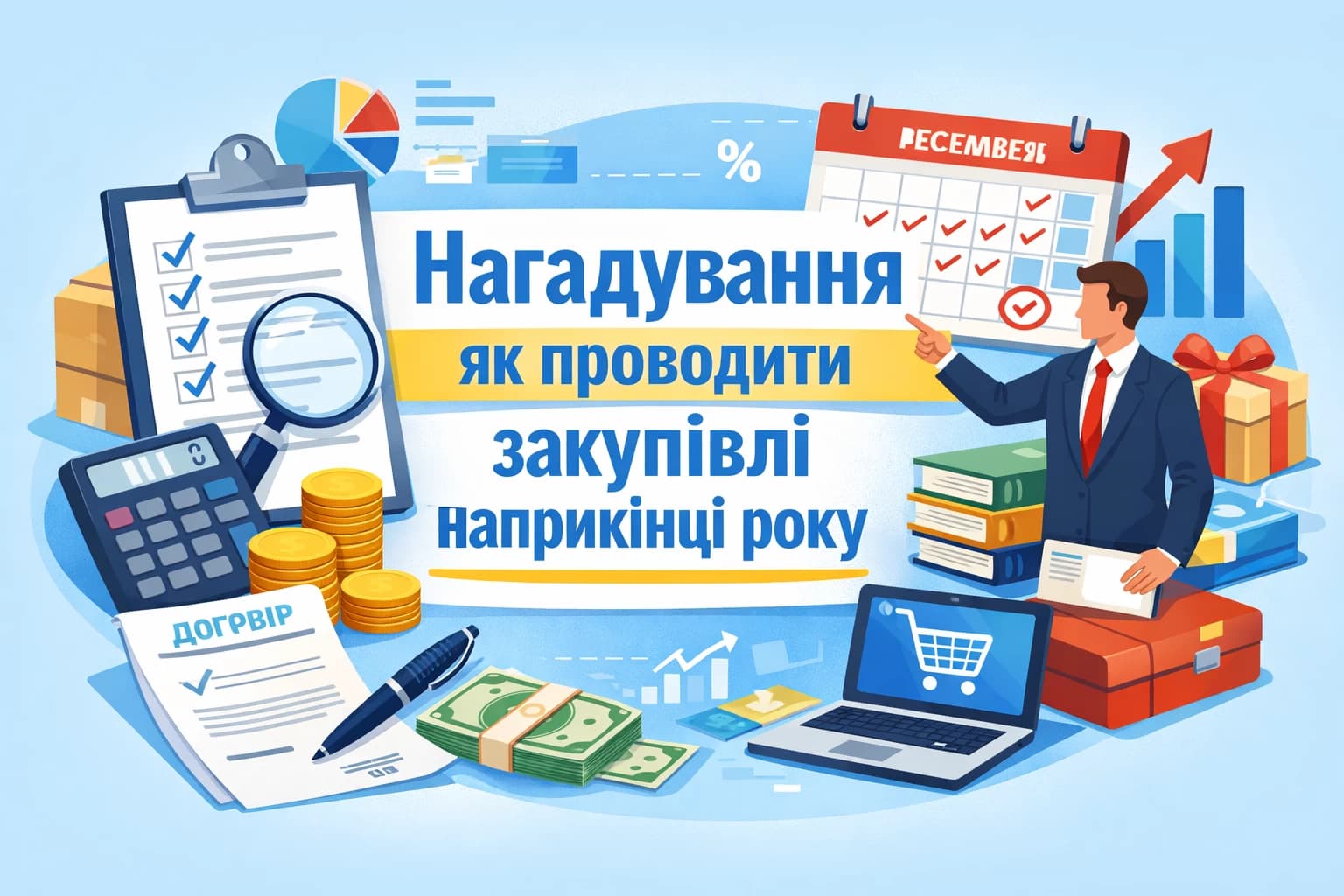 Нагадування як проводити закупівлі наприкінці року