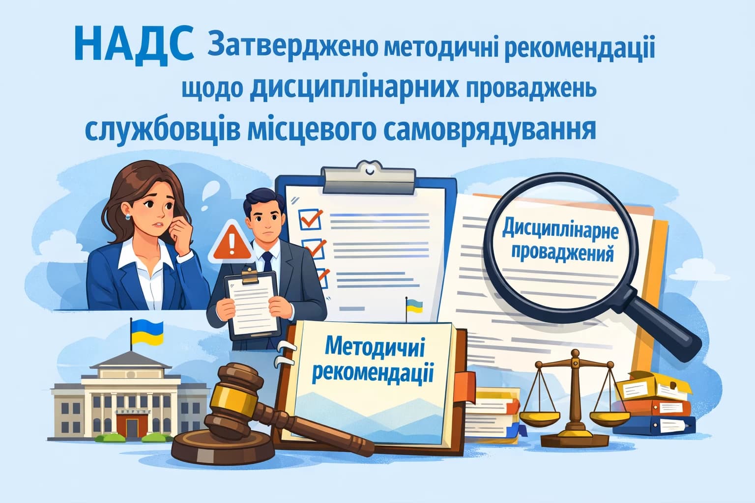 НАДС затвердило методичні рекомендації щодо дисциплінарних проваджень стосовно службовців місцевого самоврядування