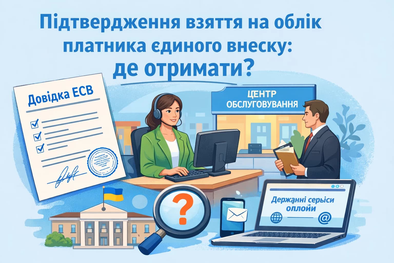 Підтвердження взяття на облік платника єдиного внеску: де отримати?