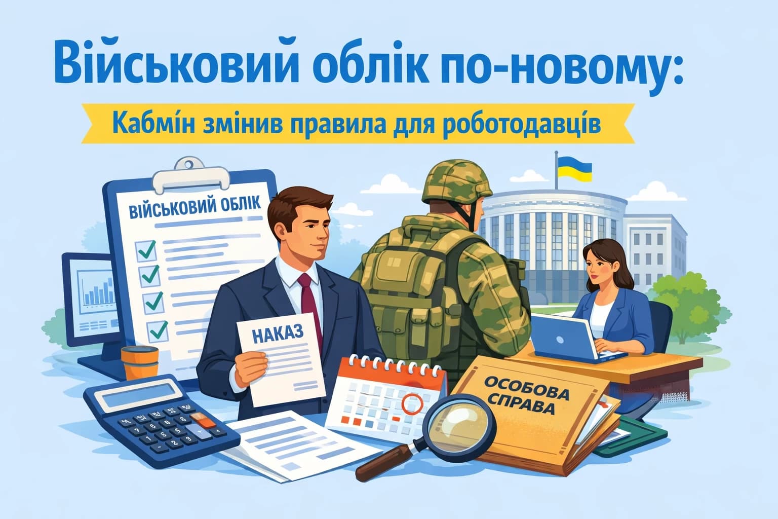 Військовий облік по-новому: Кабмін змінив правила для роботодавців