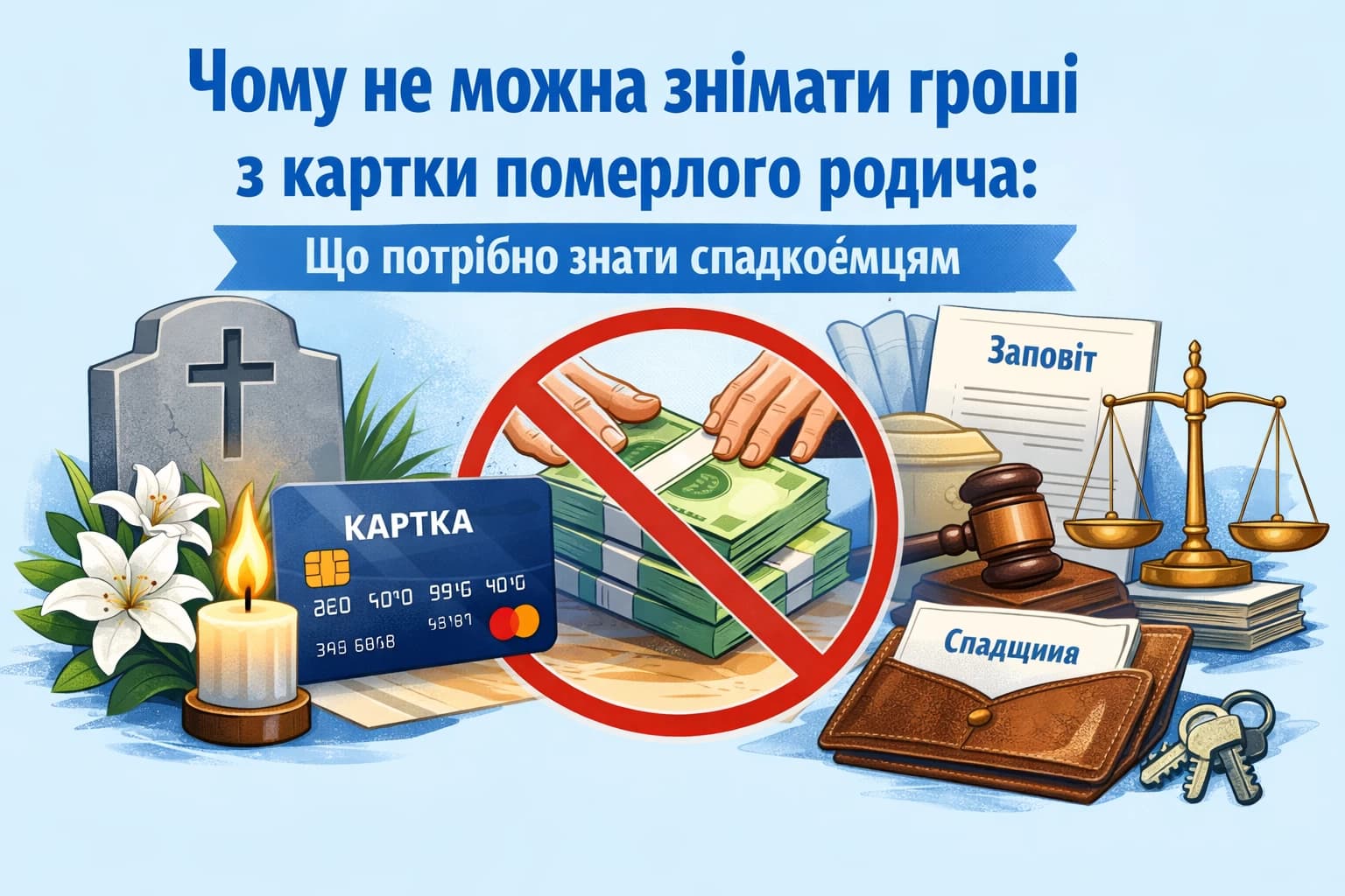 Чому не можна знімати гроші з картки померлого родича: що потрібно знати спадкоємцям
