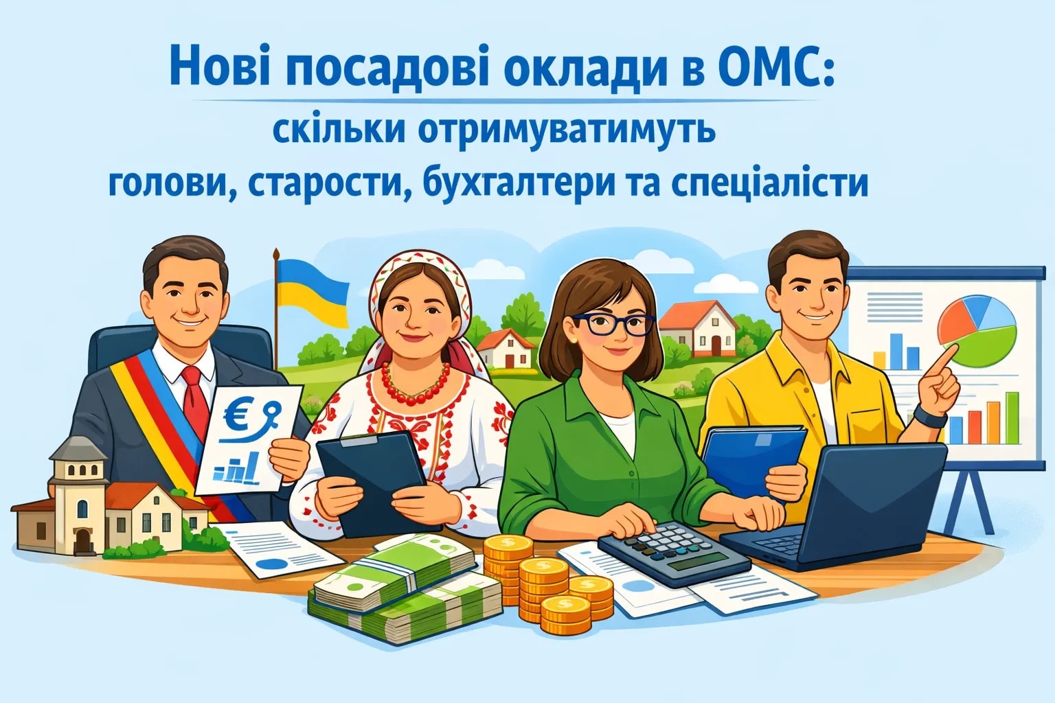 Посадові оклади в органах місцевого самоврядування хочуть підвищити: Мінекономіки підготувало проєкт