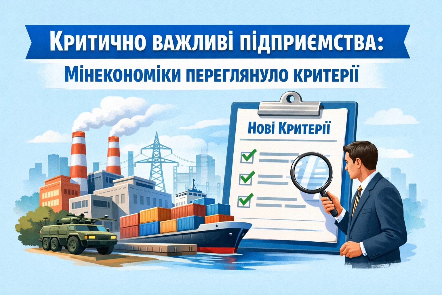 Критично важливі підприємства: Мінекономіки переглянуло критерії