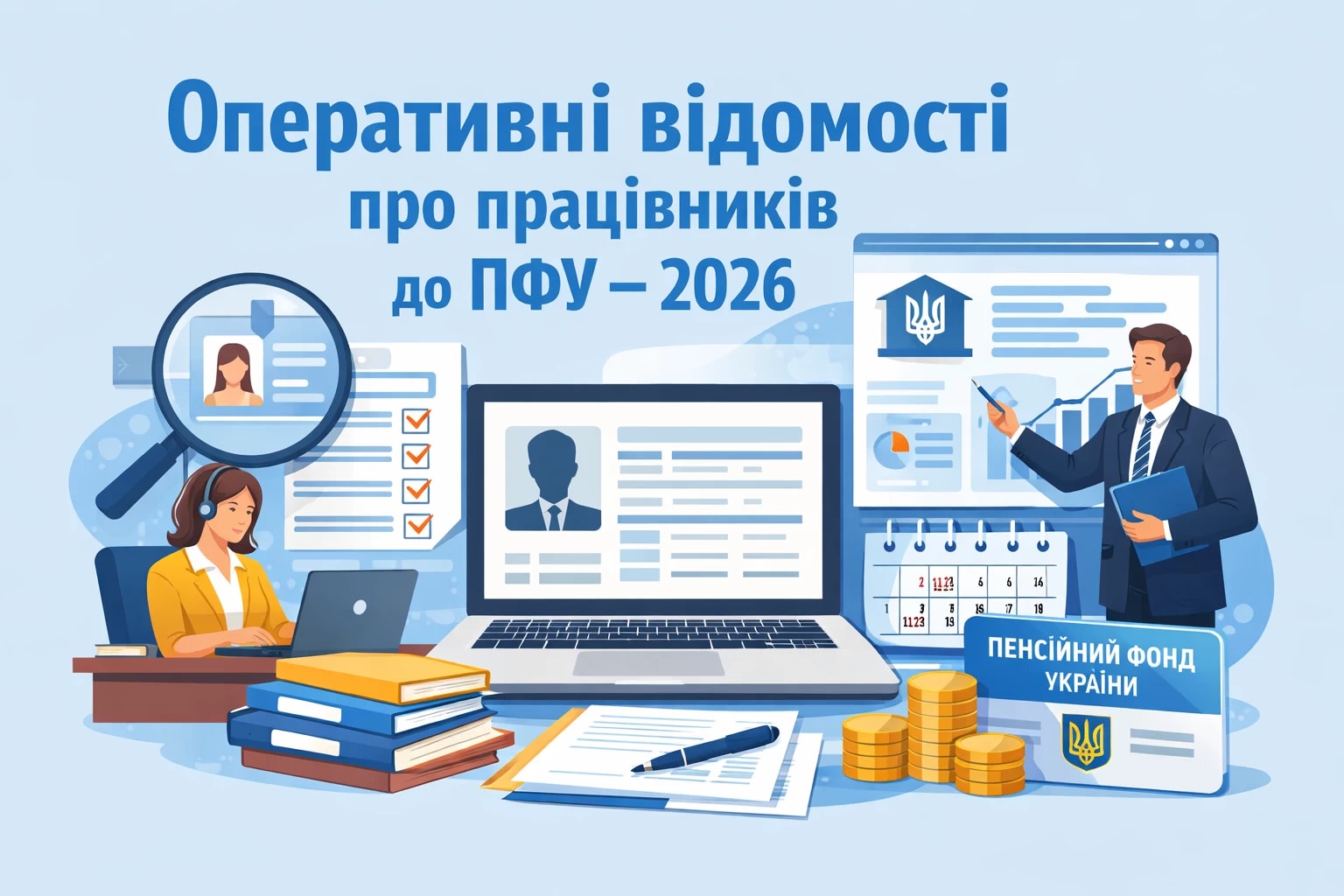 Оперативні відомості про працівників до ПФУ – 2026