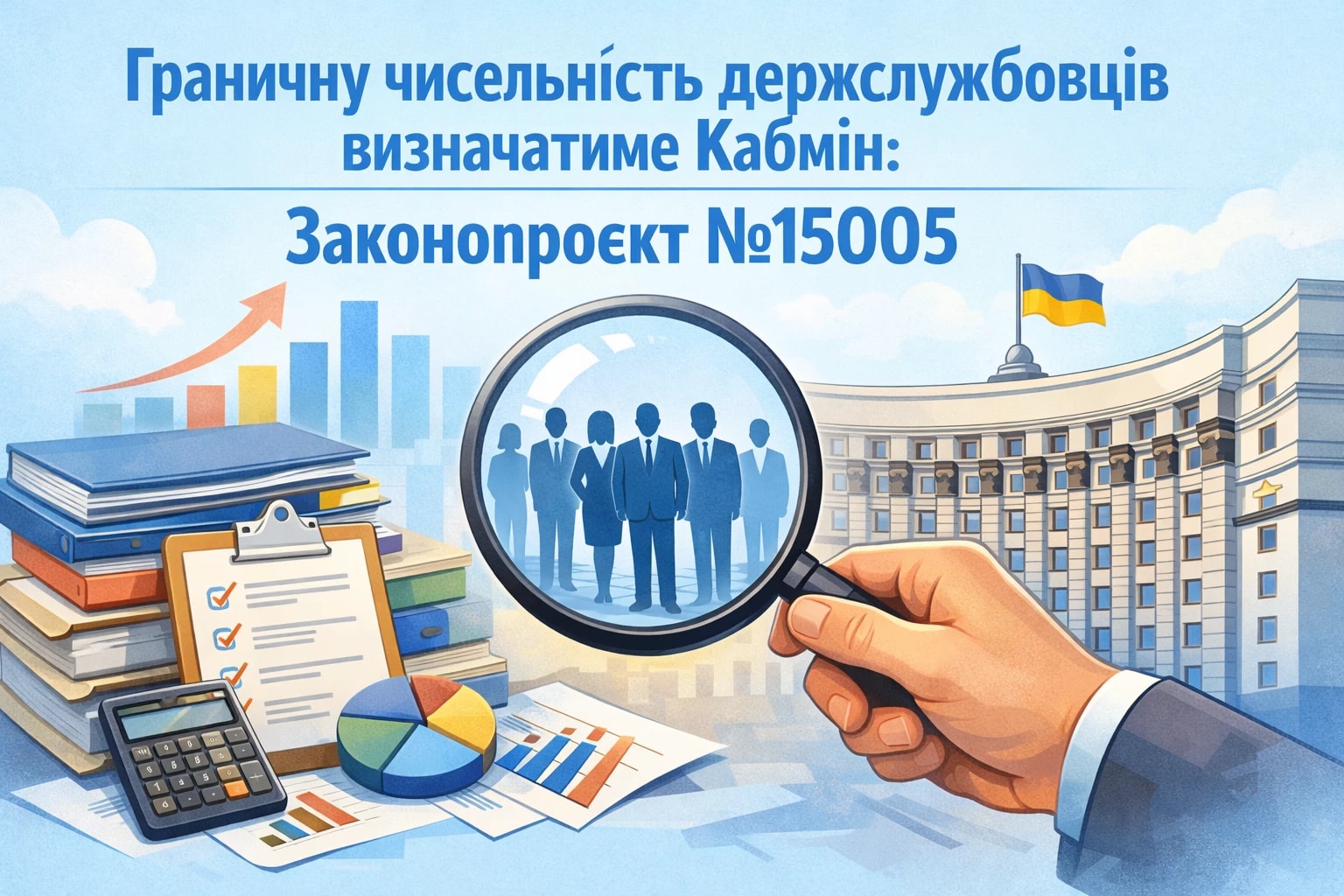 Граничну чисельність держслужбовців визначатиме Кабмін: зареєстровано законопроєкт №15005