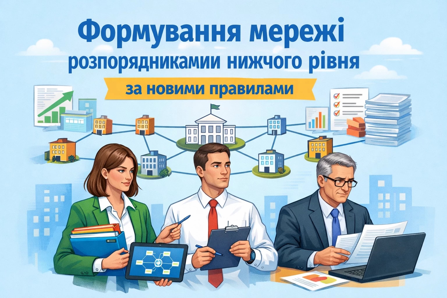 Розпорядники нижчого рівня формують мережу за новими правилами