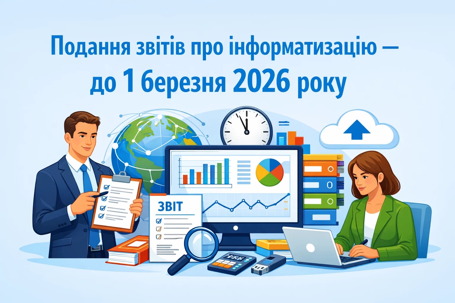 Подання звітів про інформатизацію – до 1 березня 2026 року