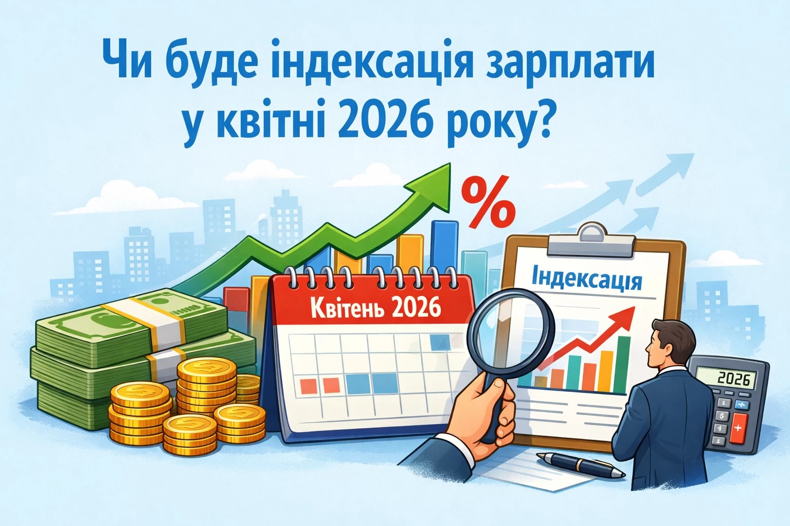 Чи буде індексація зарплати у квітні 2026 року?