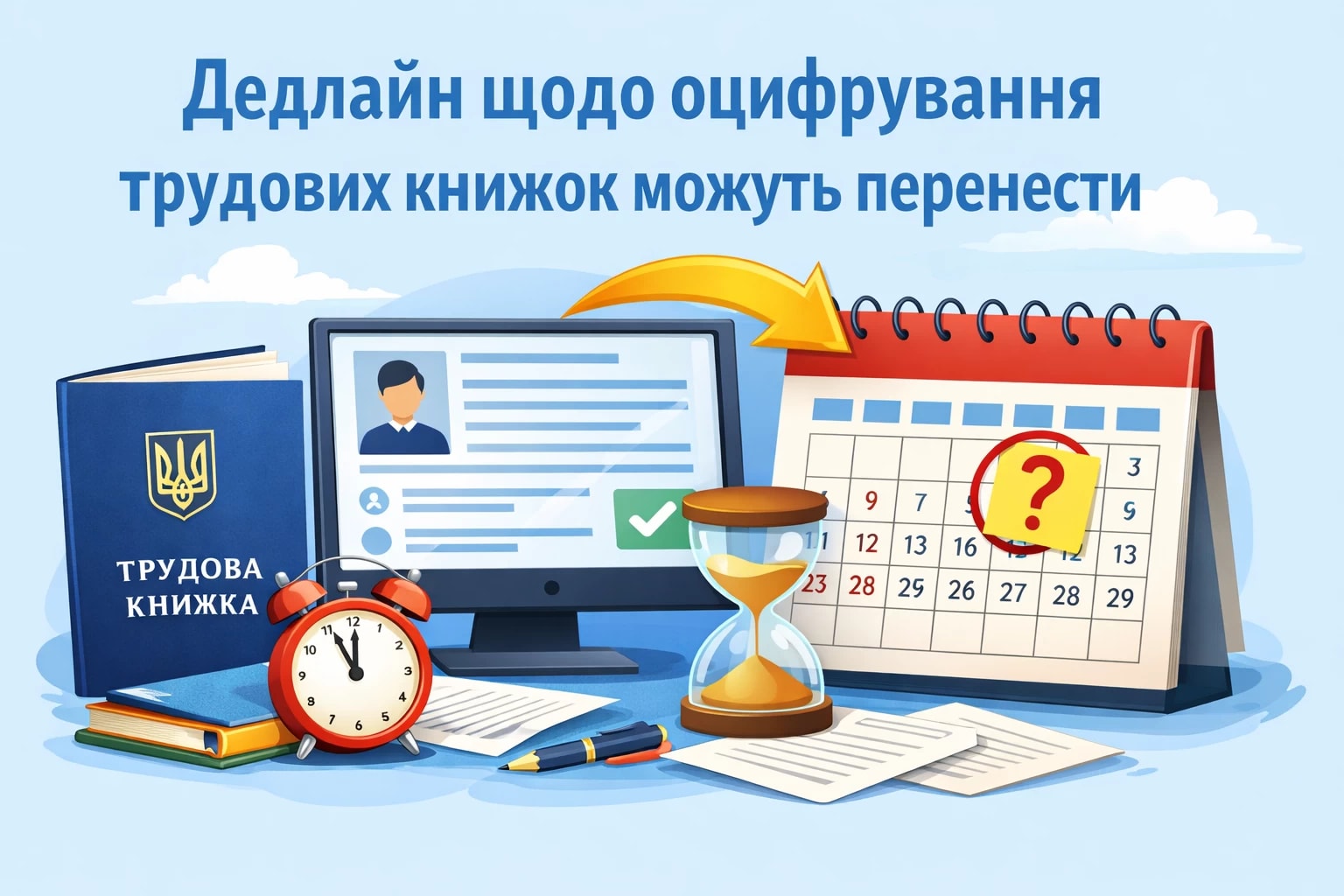 Дедлайн щодо оцифрування трудових книжках можуть перенести
