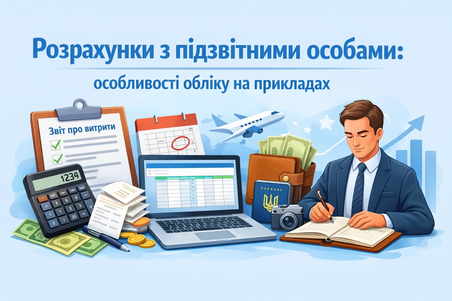 Розрахунки з підзвітними особами: особливості обліку на прикладах