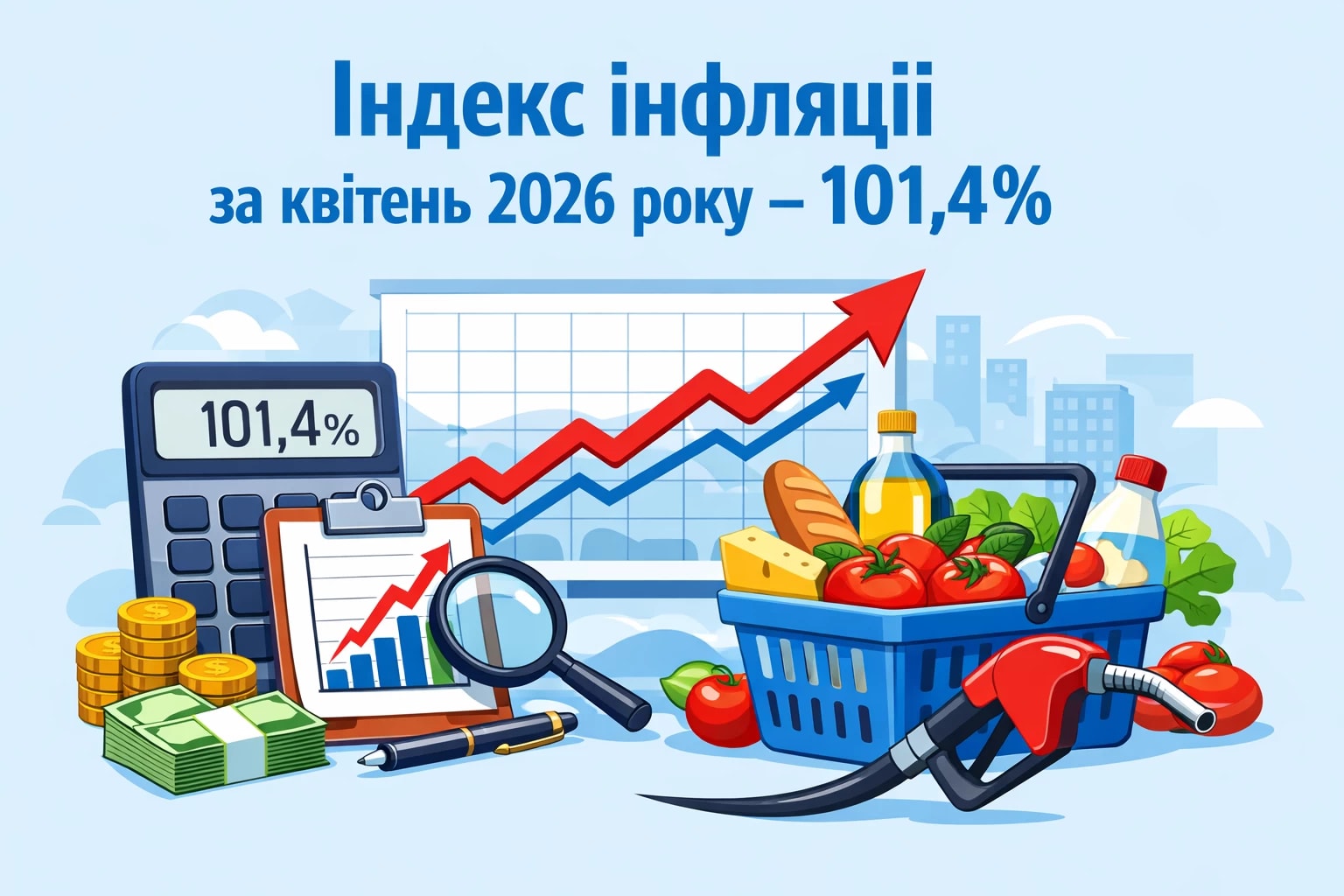 Індекс інфляції за квітень 2026 року – 101,4%