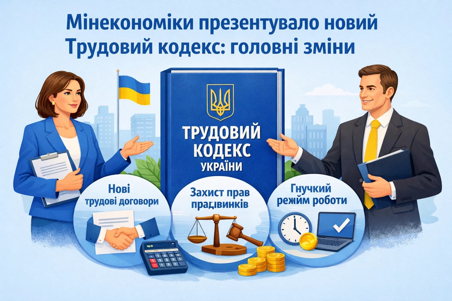 Мінекономіки презентувало новий Трудовий кодекс: головні зміни