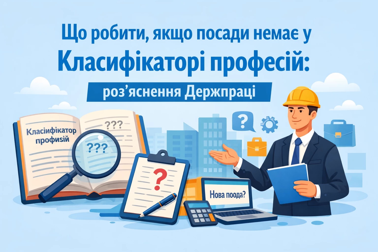 Що робити, якщо посади немає у Класифікаторі професій: роз’яснення Держпраці