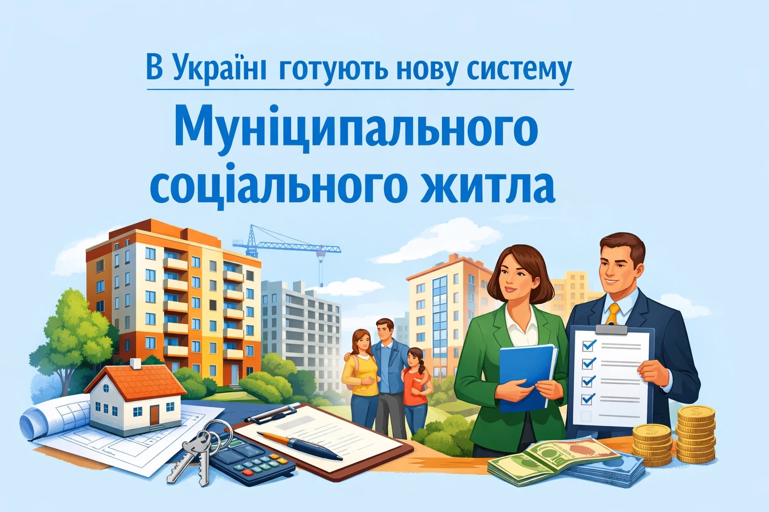 В Україні готують нову систему муніципального соціального житла