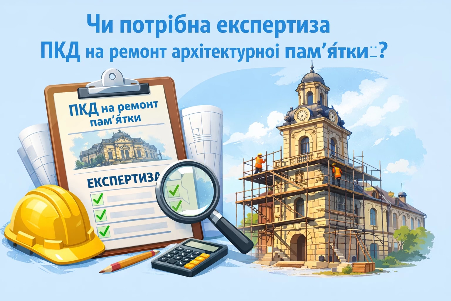 ПКД на ремонт архітектурної пам’ятки: чи потрібно проводити експертизу?