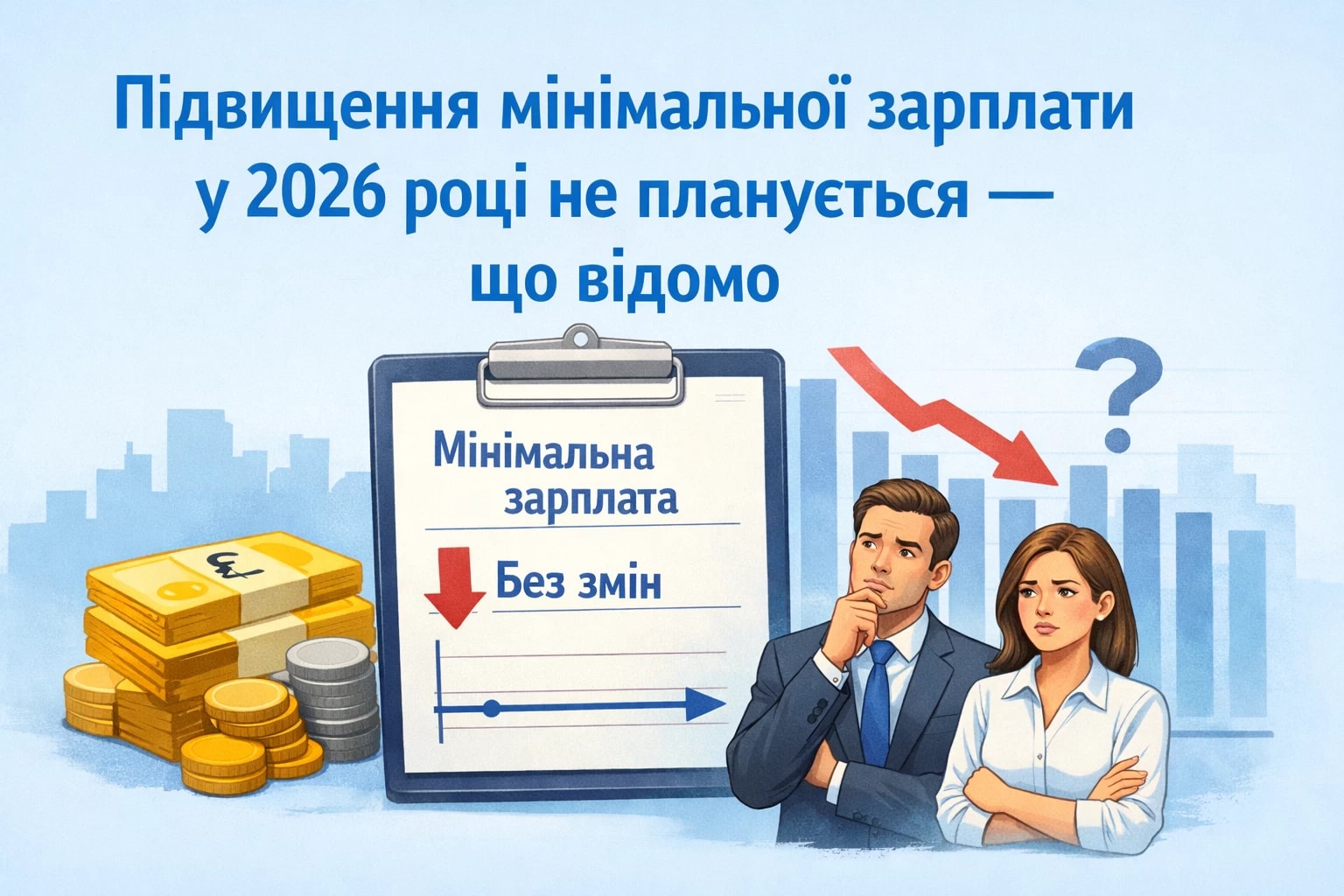 Підвищення мінімальної зарплати у 2026 році не планується — що відомо