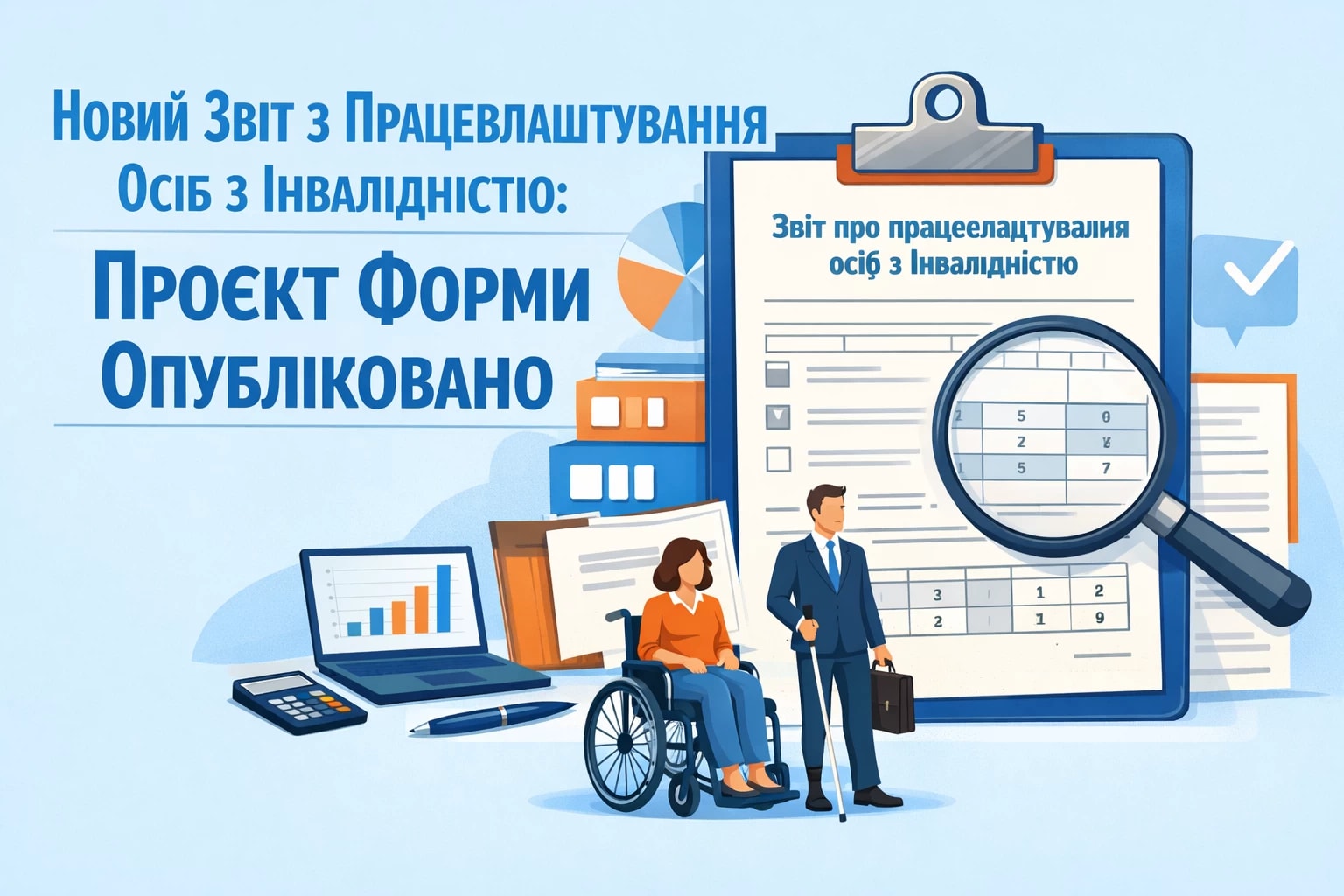 З’явився перший «живий» сигнал щодо нового звіту з внеску на працевлаштування осіб з інвалідністю. На сайті СПО Об’єднань Профспілок оприлюднили проєкт форми цього документа — і тепер ми нарешті можемо побачити, як він виглядатиме на практиці.