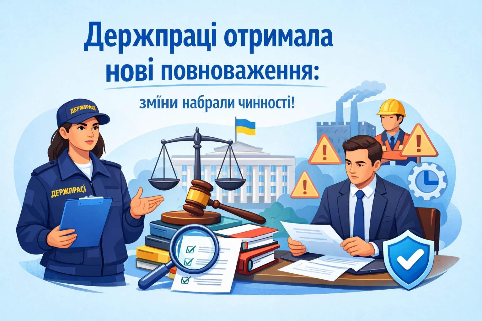 Держпраці отримала нові повноваження: зміни набрали чинності!