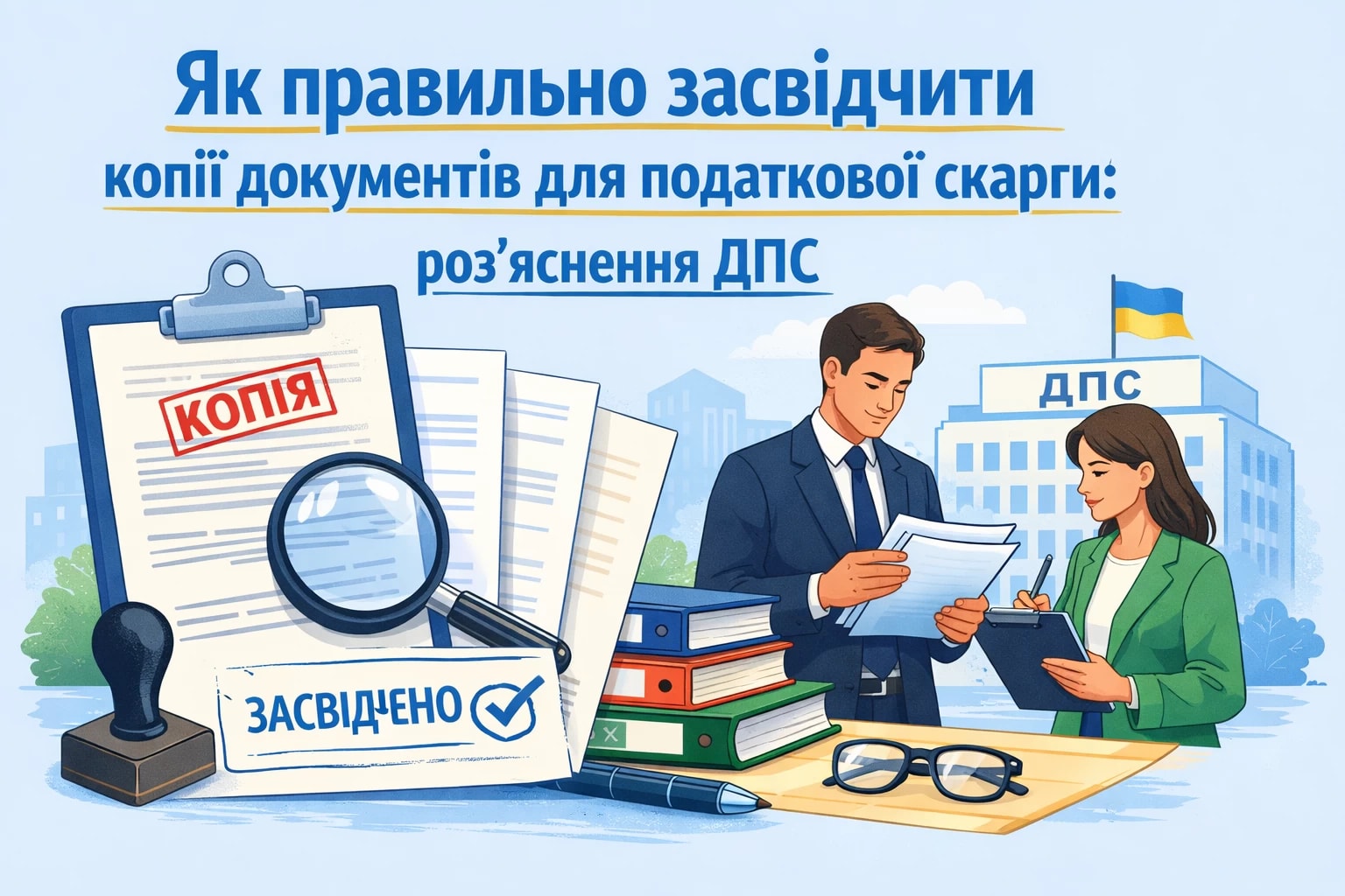 Як правильно засвідчити копії документів для податкової скарги: роз’яснення ДПС