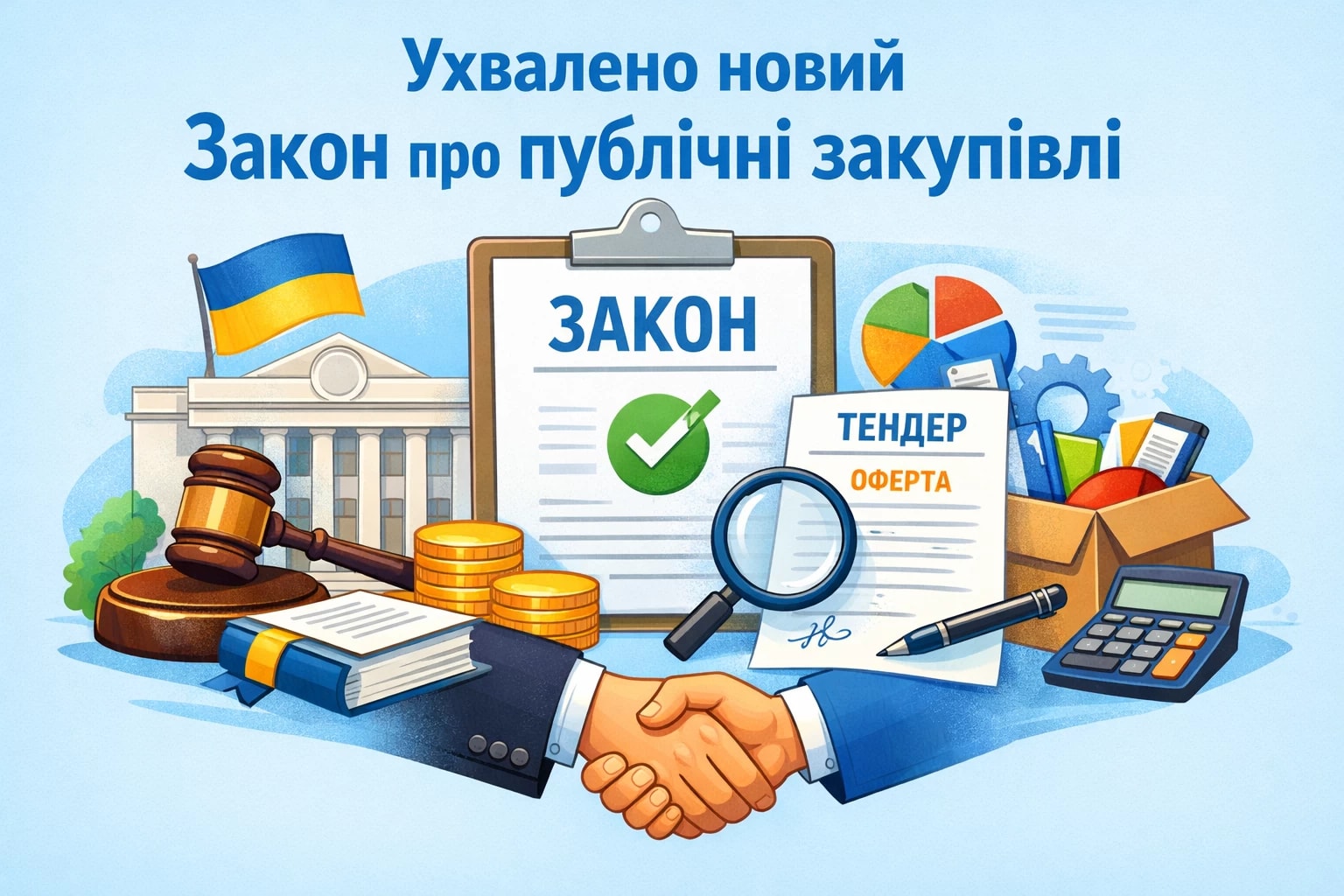 Ухвалено новий Закон про публічні закупівлі
