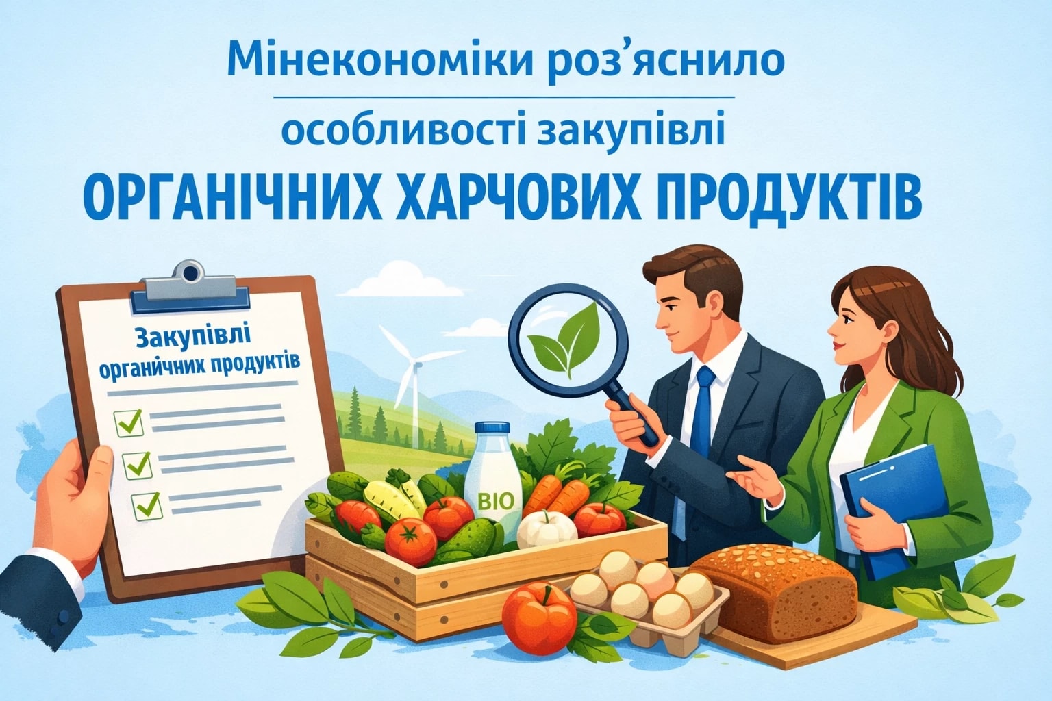 Мінекономіки роз’яснило особливості закупівлі органічних харчових продуктів