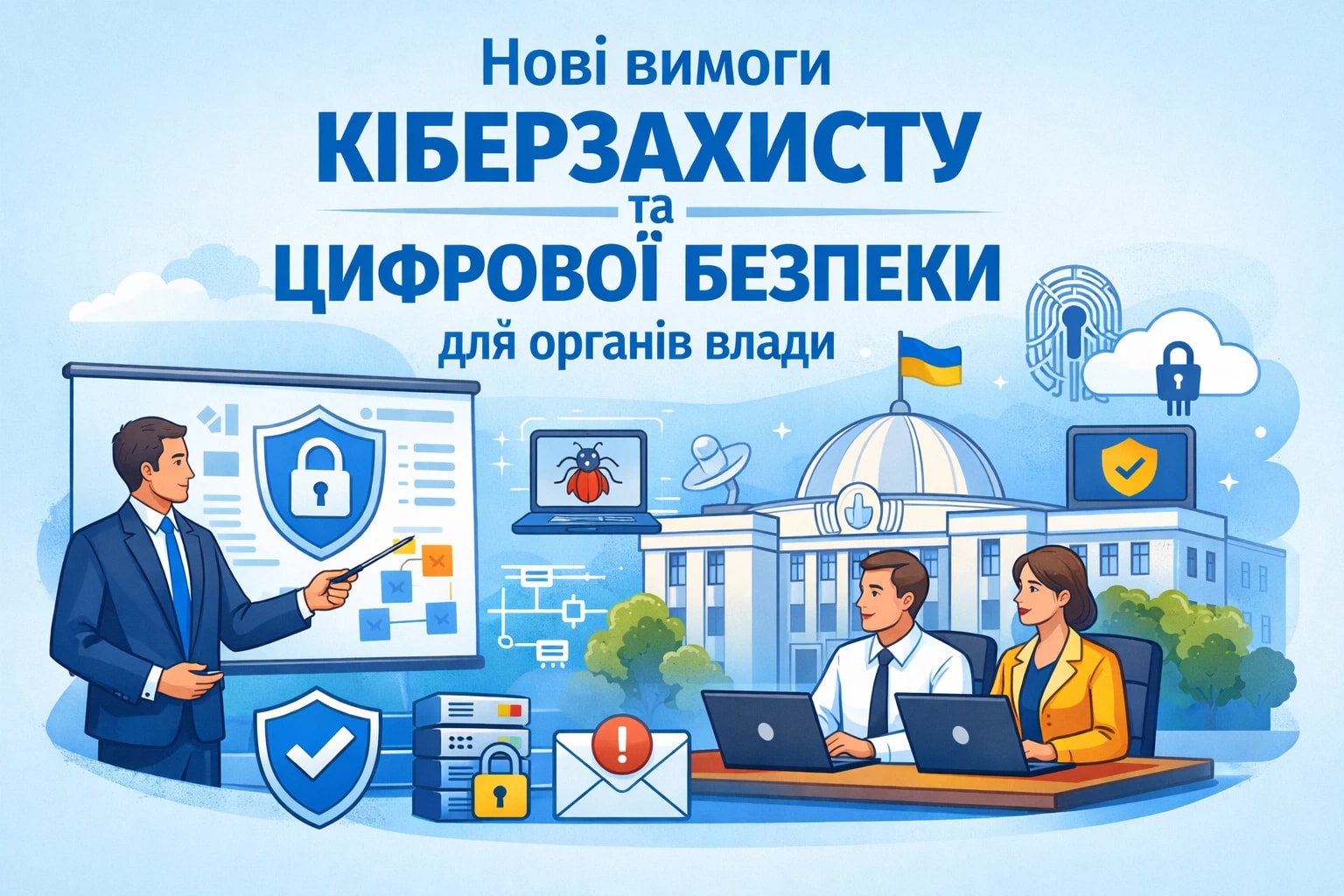 Органам влади пояснюють нові вимоги кіберзахисту та цифрової безпеки