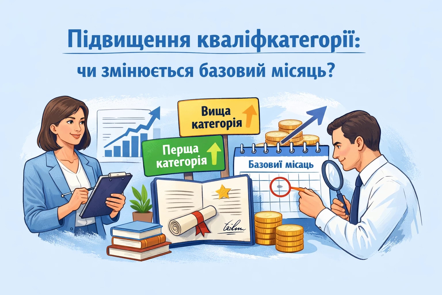 Підвищення кваліфкатегорії: чи змінюється базовий місяць?