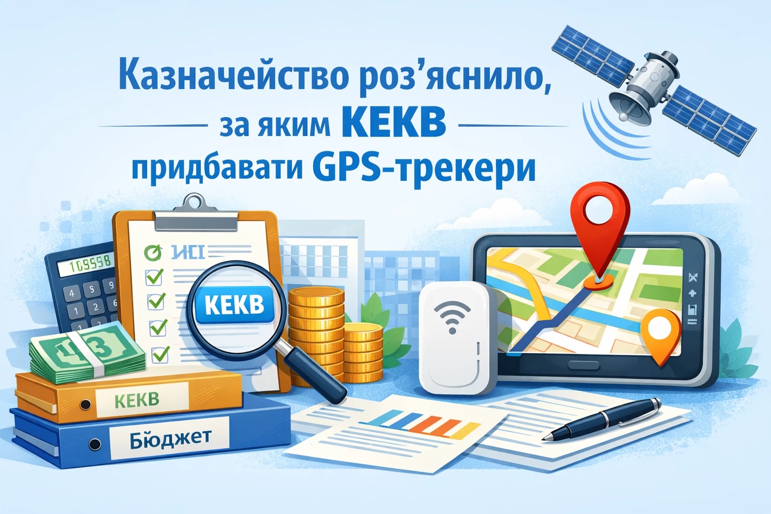 Казначейство роз’яснило, за яким КЕКВ придбавати GPS-трекери
