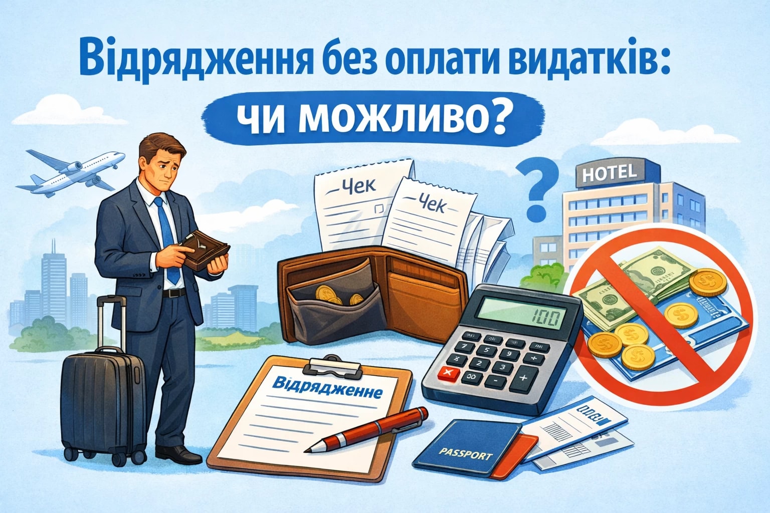 Відрядження без оплати видатків: чи можливо?