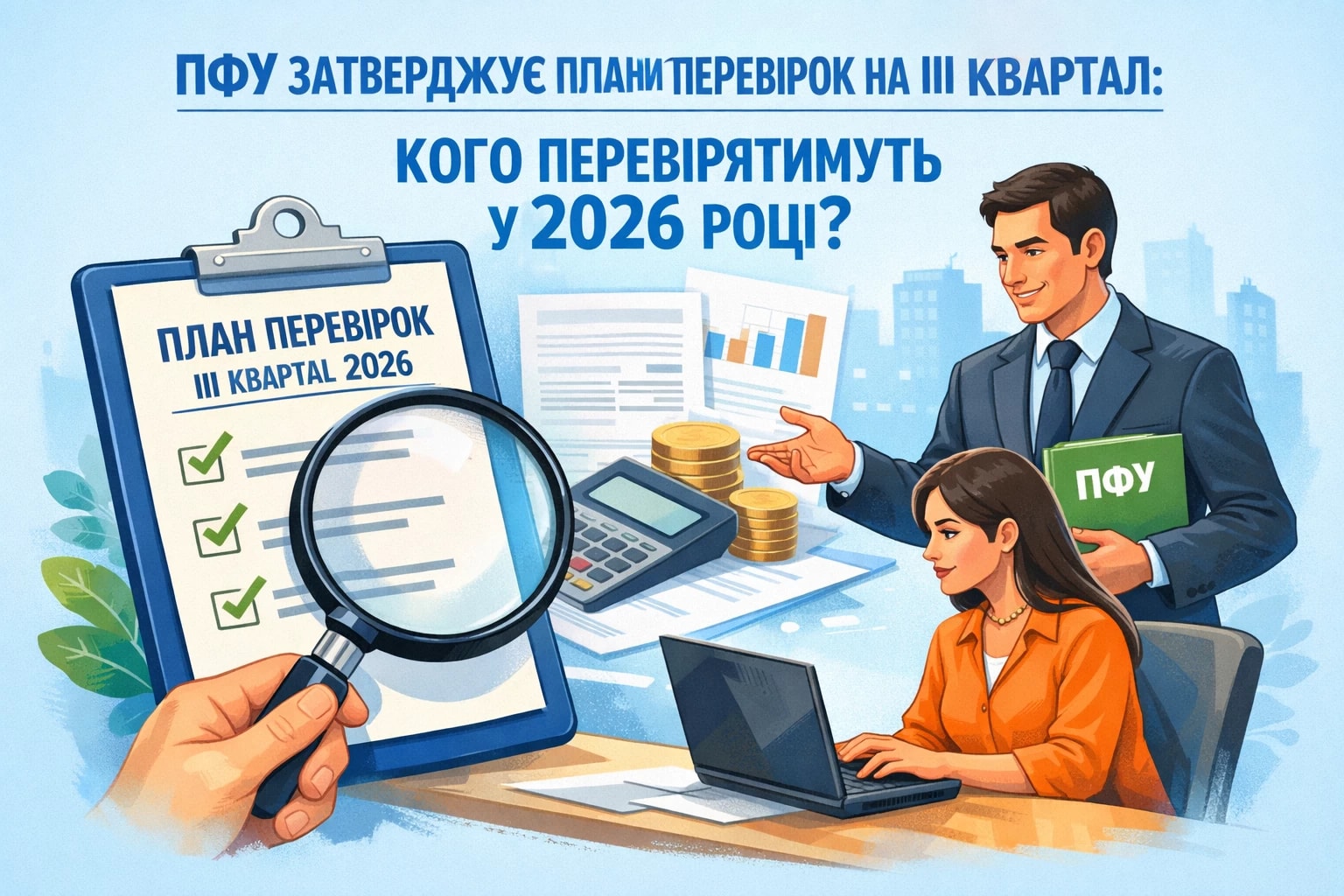 ПФУ затверджує плани перевірок на III квартал: кого перевірятимуть у 2026 році