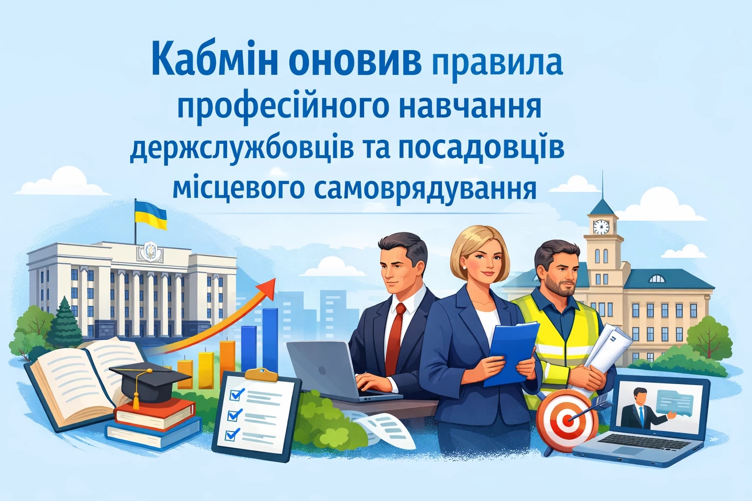 Кабмін оновив правила професійного навчання держслужбовців та посадових осіб місцевого самоврядування