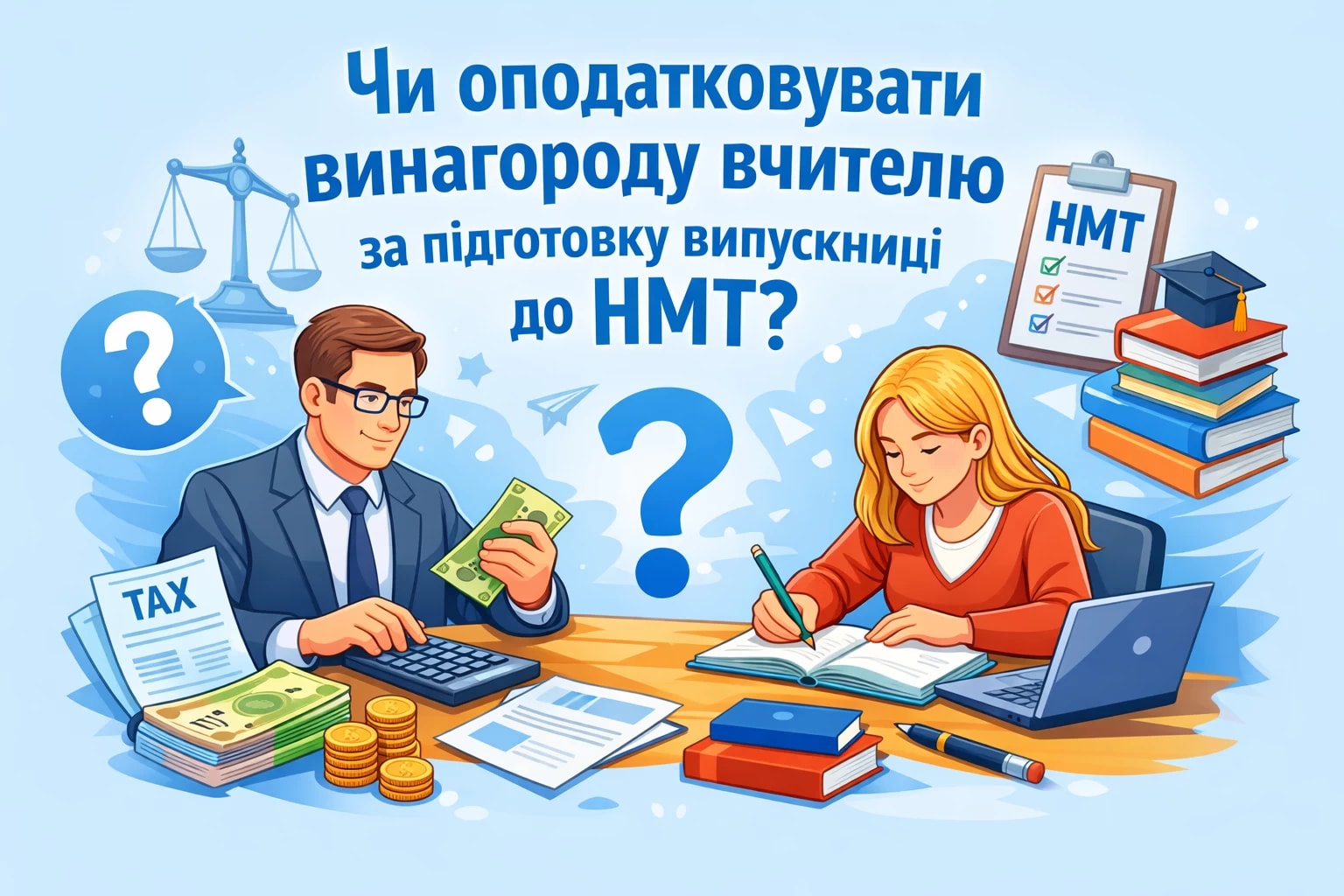 Чи оподатковувати винагороду вчителю за підготовку випускниці до НМТ?
