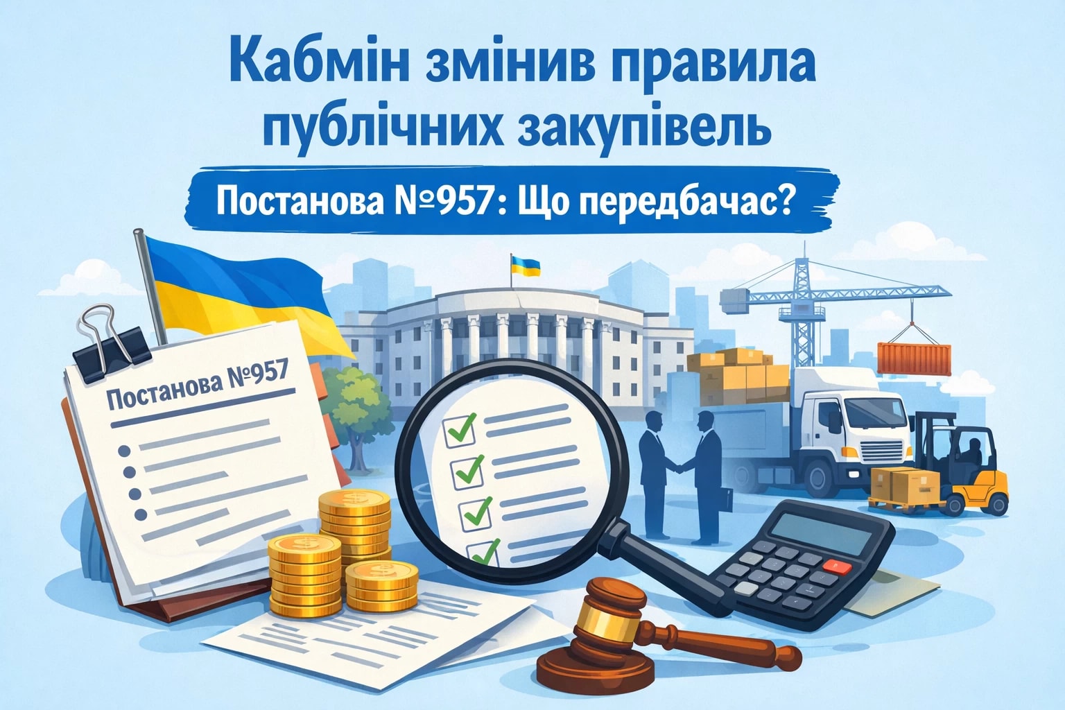 Кабмін кардинально змінив правила публічних закупівель: що передбачає постанова №957