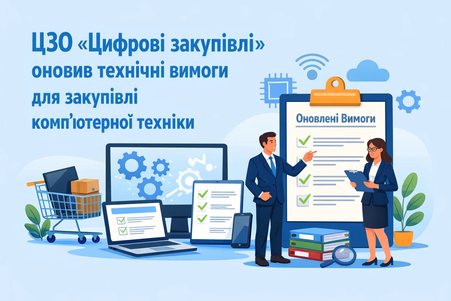 ЦЗО «Цифрові закупівлі» оновила технічні вимоги для закупівлі комп’ютерної техніки