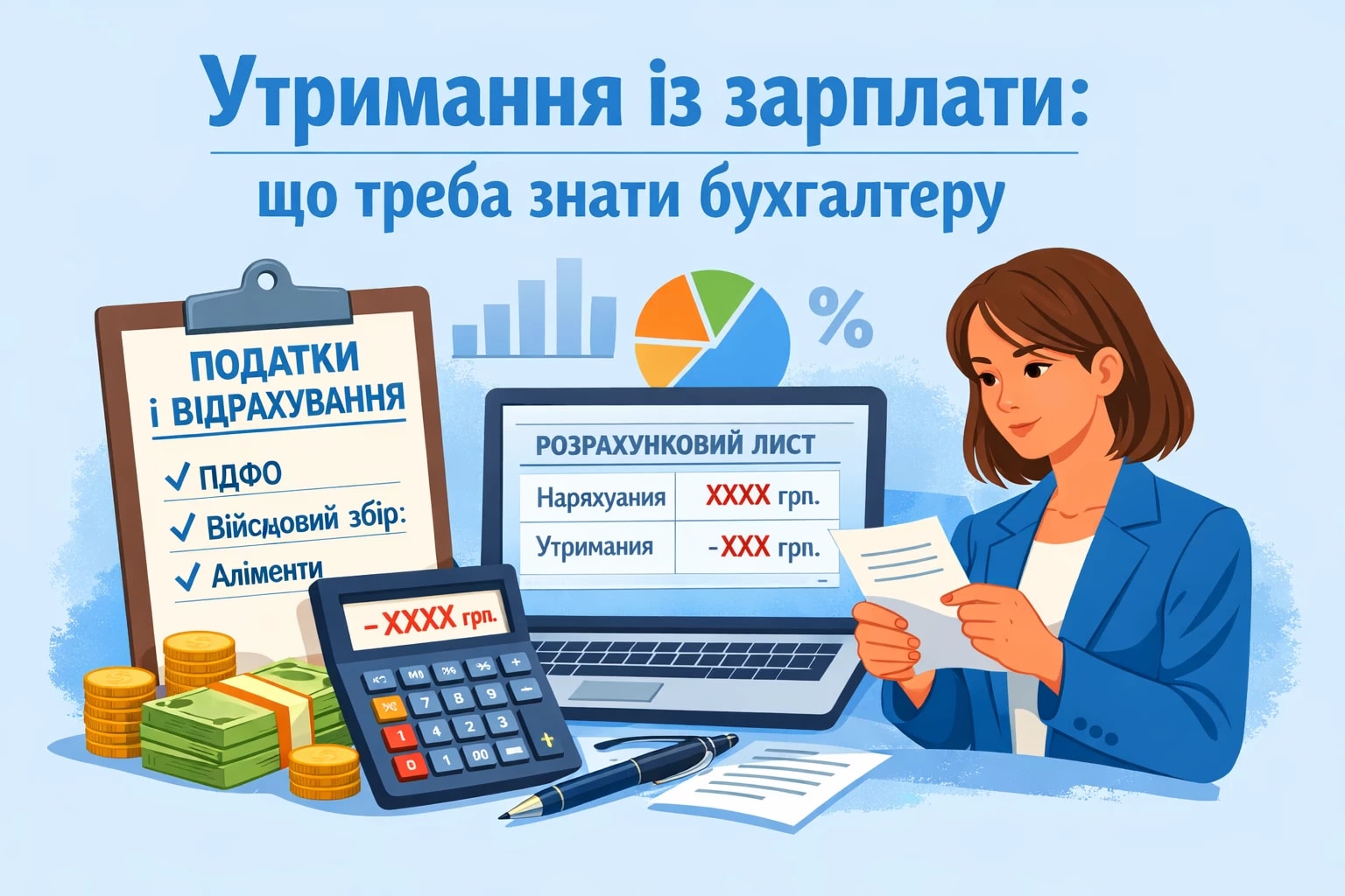 Утримання із зарплати: що треба знати бухгалтеру
