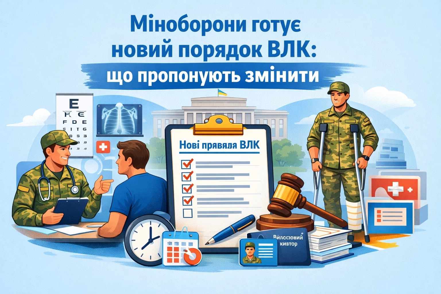 Міноборони готує новий порядок ВЛК: що пропонують змінити