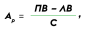 Формула амортизації