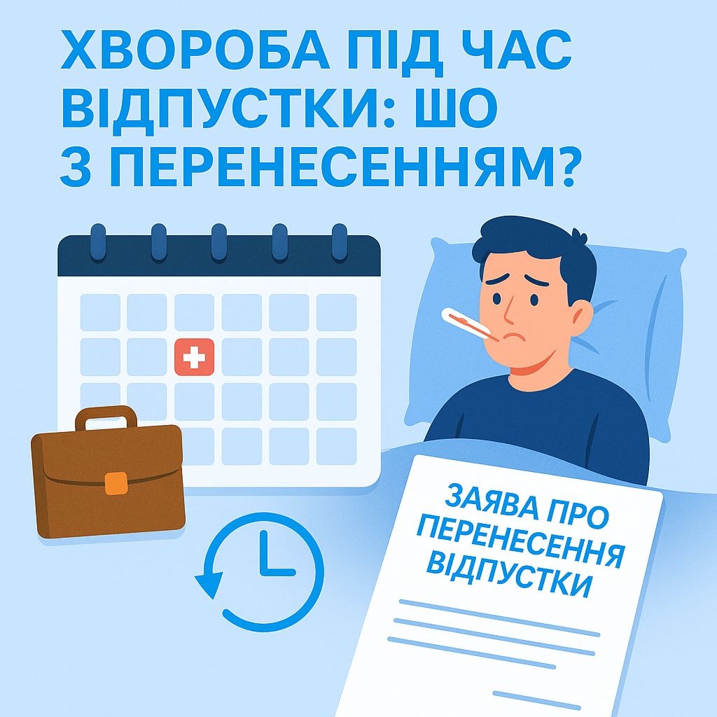 Перенесення щорічної відпустки через хворобу: що потрібно знати?