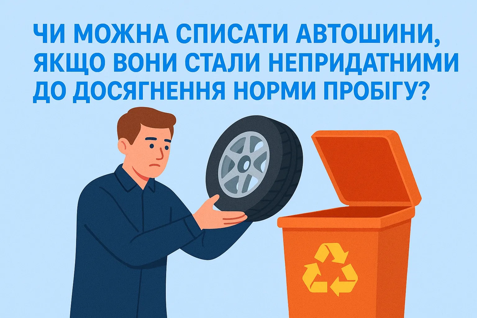 Чи можна списати автошини, якщо вони стали непридатними до досягнення норми пробігу?