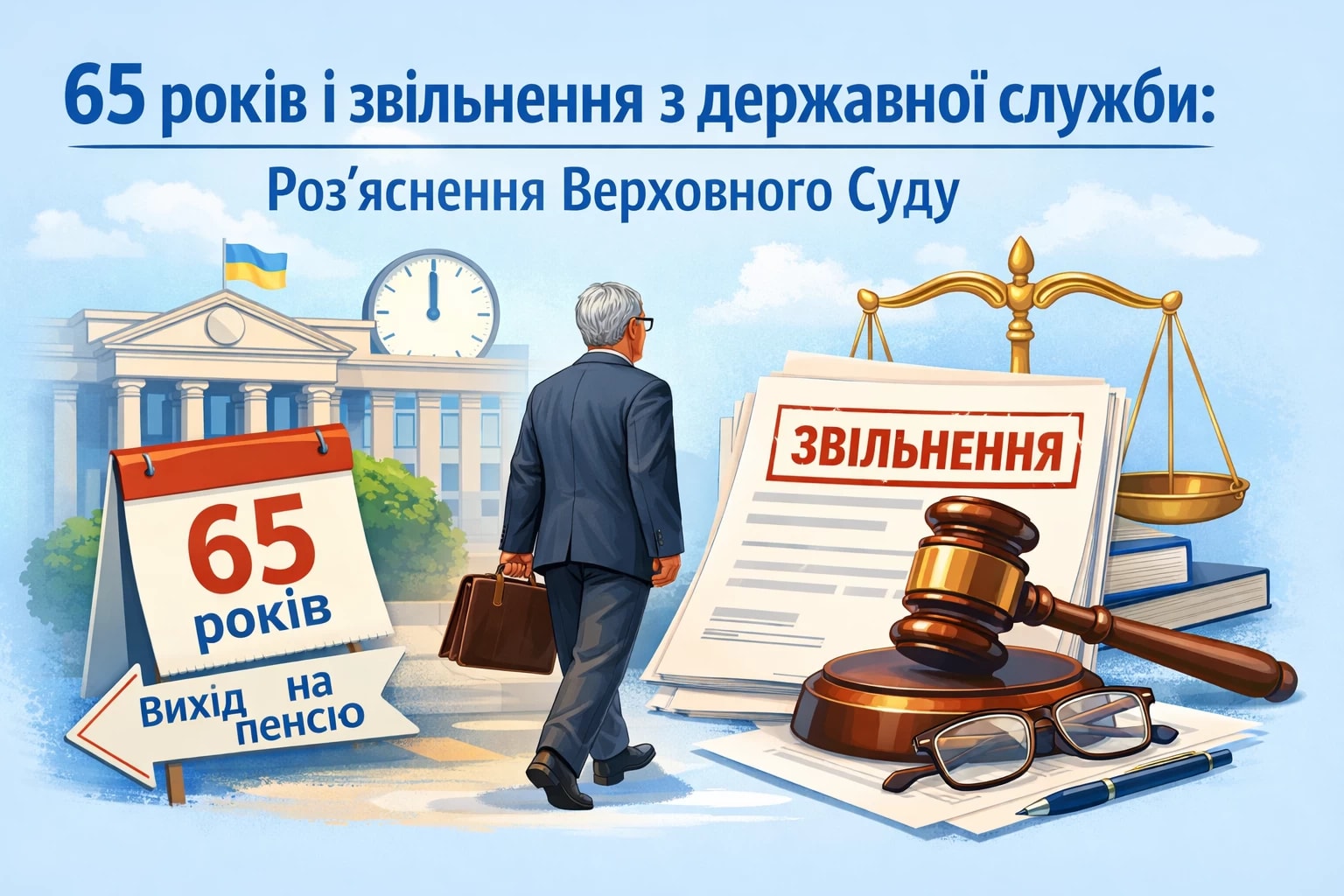 65 років і звільнення з державної служби: роз’яснення Верховного Суду