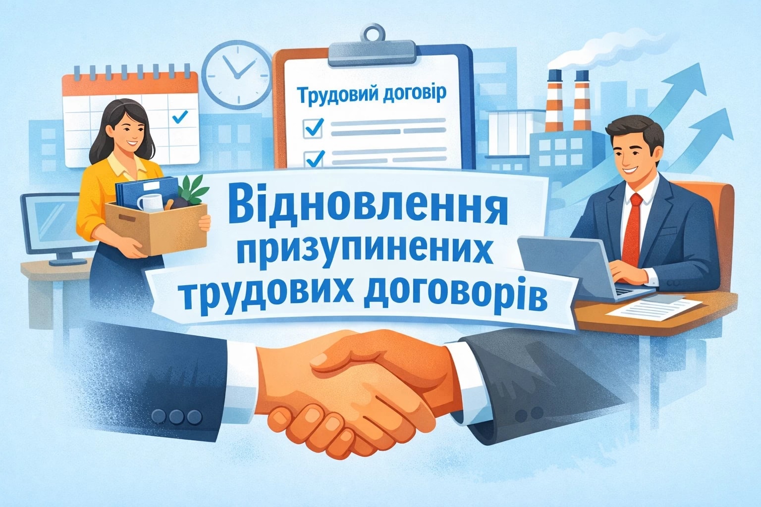 Відновлення призупинених трудових договорів