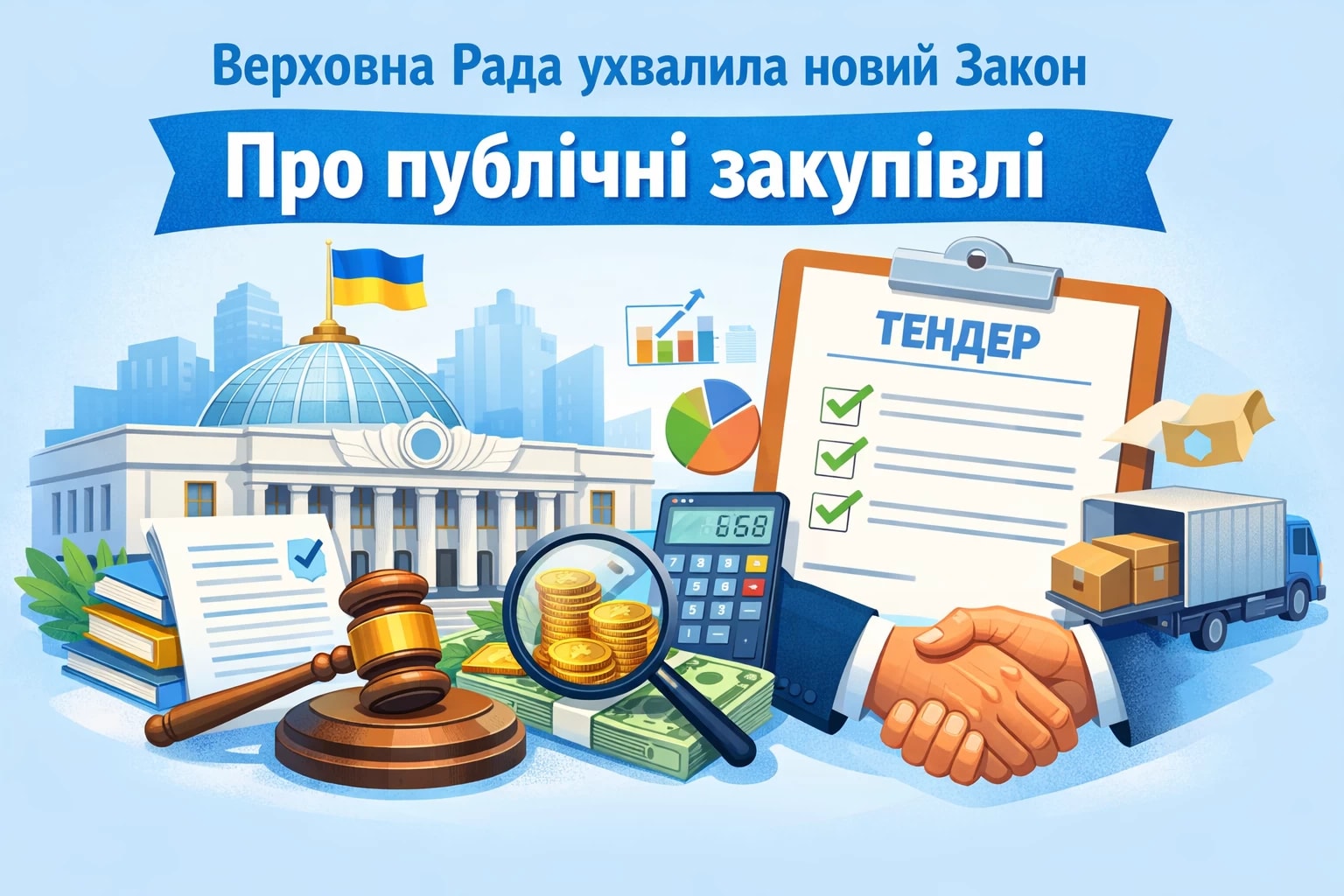 Верховна Рада ухвалила новий Закон «Про публічні закупівлі»