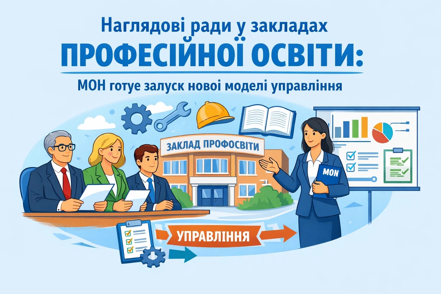 Наглядові ради у закладах професійної освіти: МОН готує запуск нової моделі управління