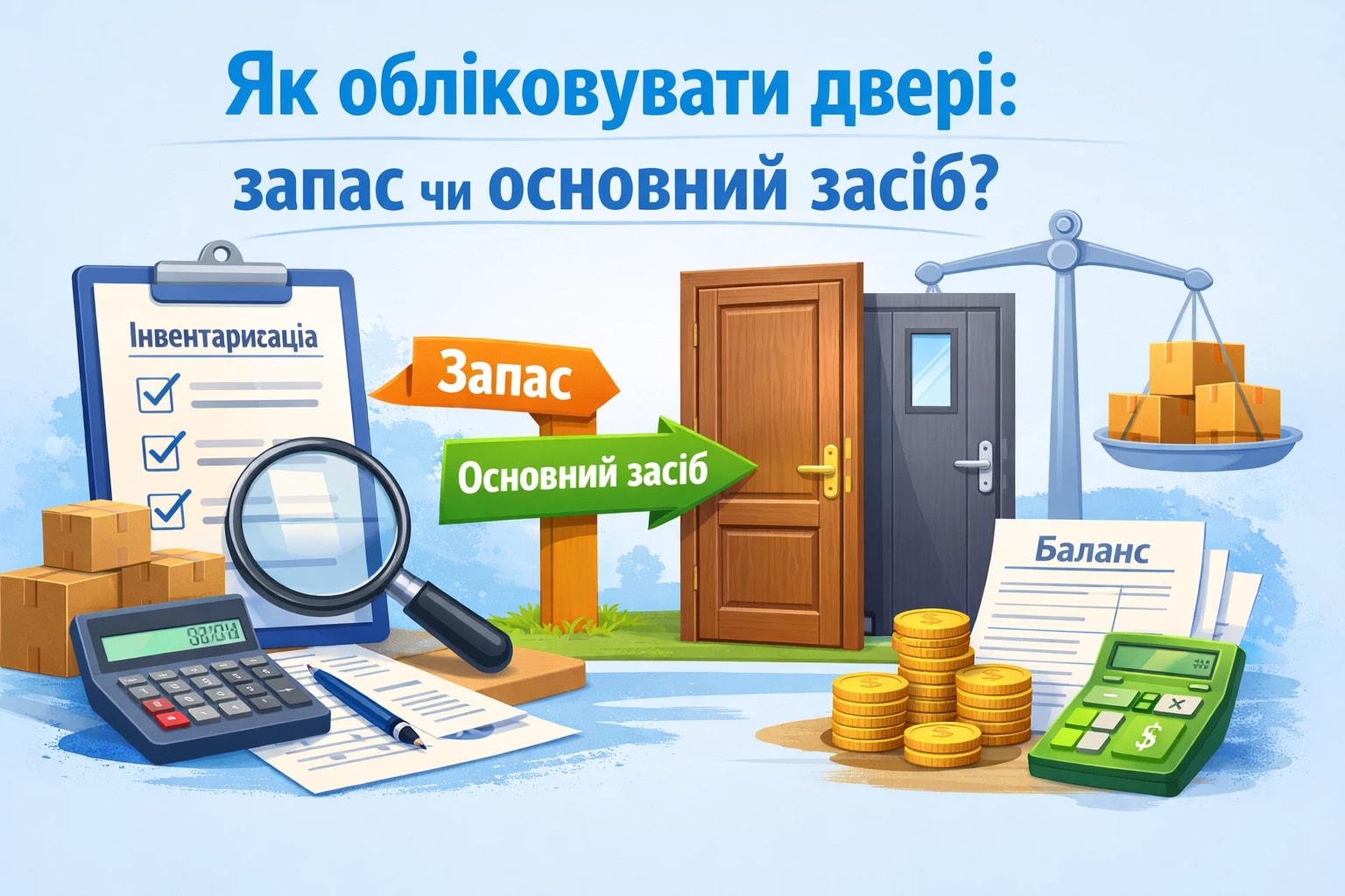 Як обліковувати двері: запас чи основний засіб?