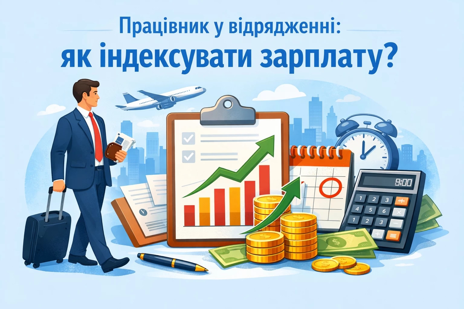 Працівник у відрядженні: як індексувати зарплату?