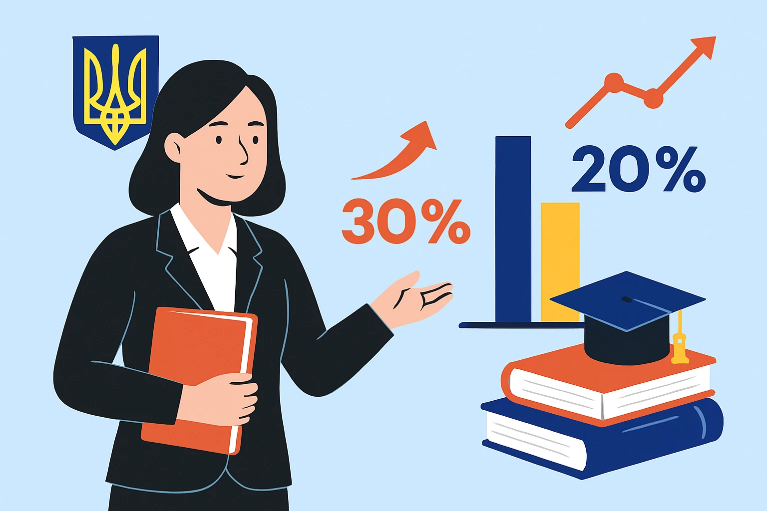 МОН підтвердило поетапне підвищення зарплат педагогів у 2026 році: +30% з січня і +20% з вересня