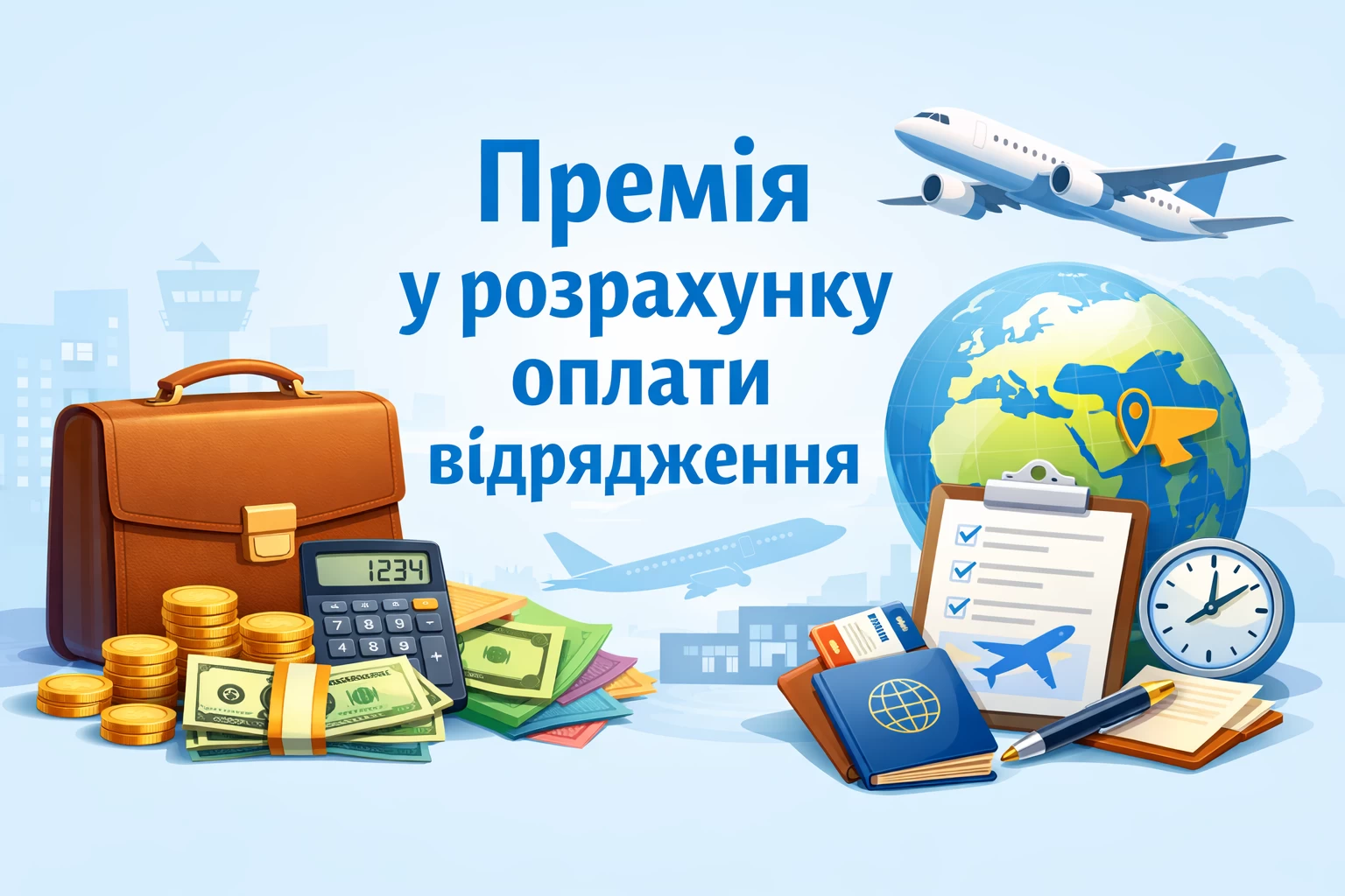 Премія у розрахунку оплати відрядження