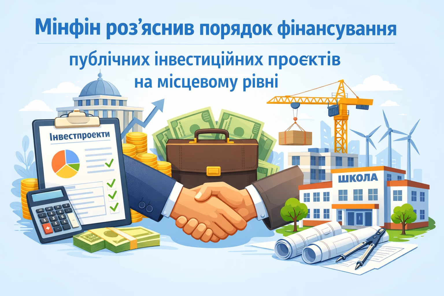 Мінфін роз’яснив порядок фінансування публічних інвестиційних проєктів на місцевому рівні