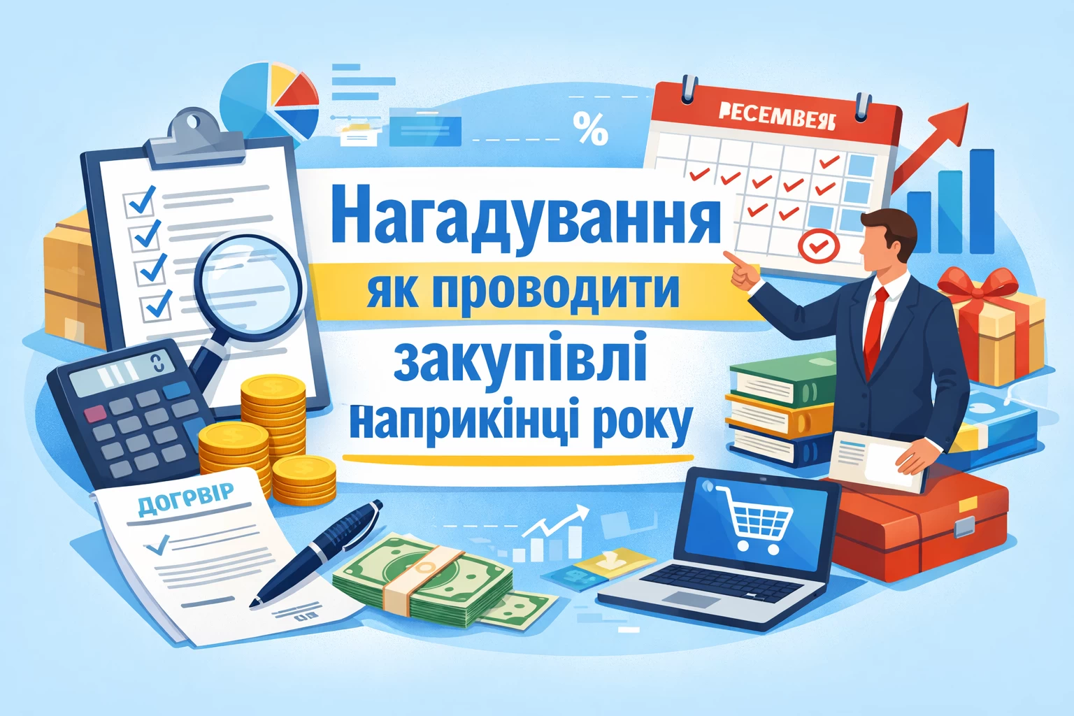 Нагадування як проводити закупівлі наприкінці року